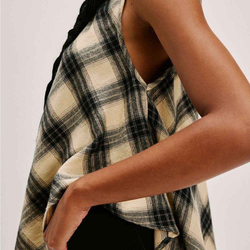 Nicholas K Farah Asymmetrical plaid shirt Dress - Picture 4 of 4